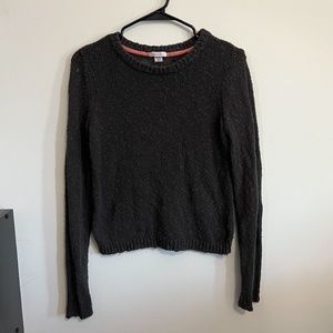 Xhilaration Dark Grey Knit Sweater